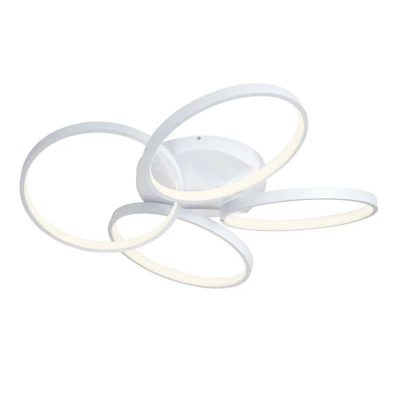 LED Ceiling Lights Espiral 01-2681 – REDO LED ceiling light in matt white, 64W, 3000K, IP20