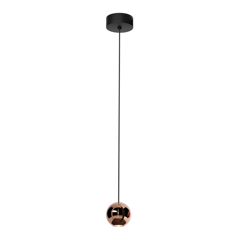 LED Pendants & Chandeliers Obo 01-2805 – REDO LED pendant in black, 1x8,5W, 3000K, IP20