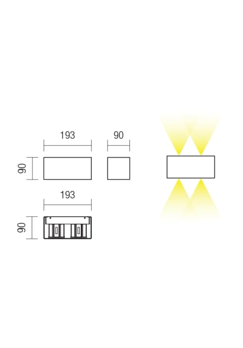Amplitude 01-2810 – REDO LED аплик в матово черен, 1X15W, 3000K, IP20