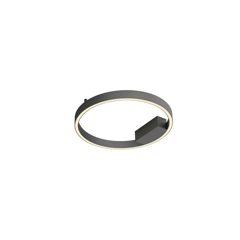LED плафони Febe 01-2838 – REDO LED плафон в матово черен, 1x24W, 4000K, IP20