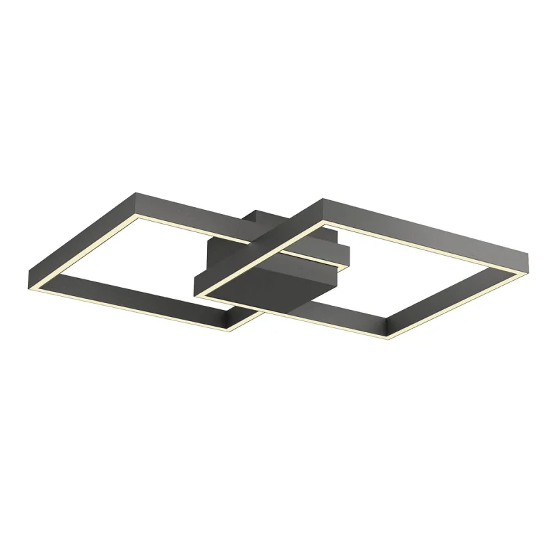 LED Ceiling Lights Febe 01-2862 – REDO LED ceiling light in matt black, 1x62W, 4000K, IP20