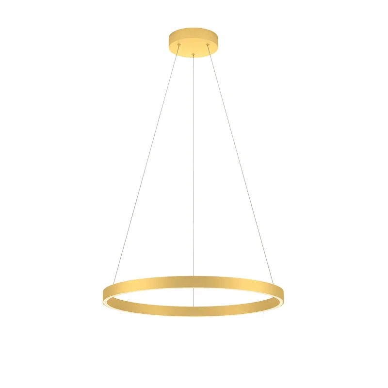 LED пендели и полилеи Febe 01-2865 – REDO LED пендел в матово златист, 1x37W, 3000K, IP20