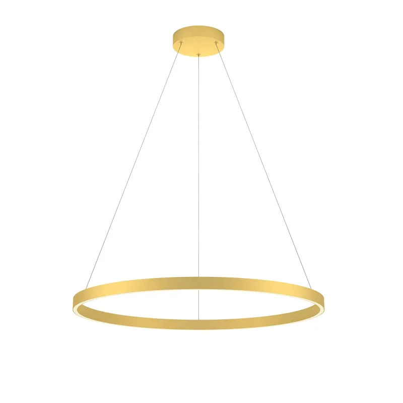 LED пендели и полилеи Febe 01-2871 – REDO LED пендел в матово златист, 1x50W, 3000K, IP20