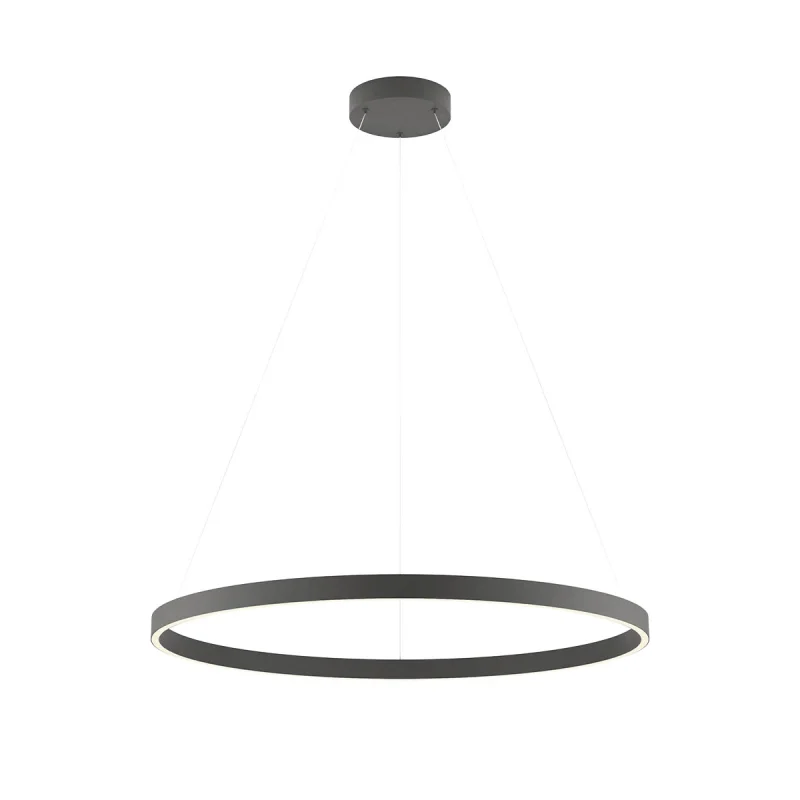 LED Pendants & Chandeliers Febe 01-2873 – REDO LED pendant in matt black, 1x50W, 3000K, IP20