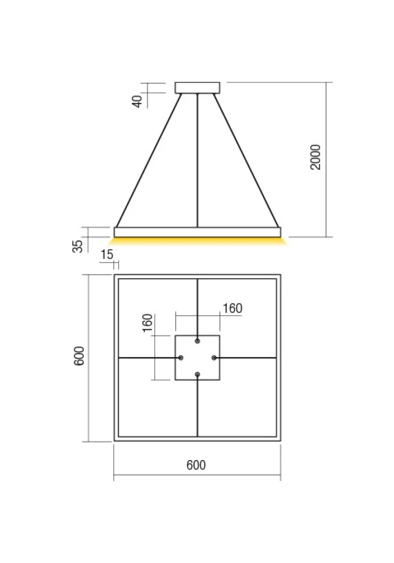 Febe 01-2903 – REDO LED pendant in matt black, 1x40W, 3000K, IP20