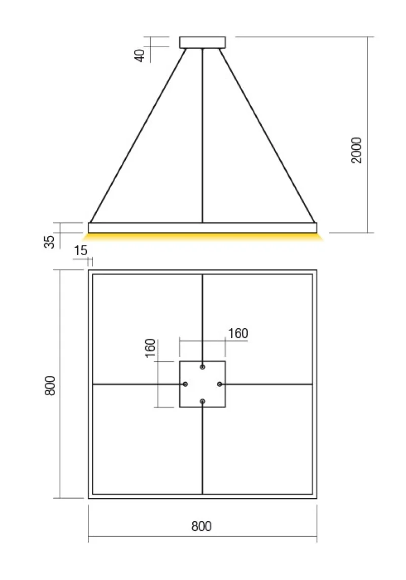 Febe 01-2905 – REDO LED pendant in matt white, 1x50W, 3000K, IP20