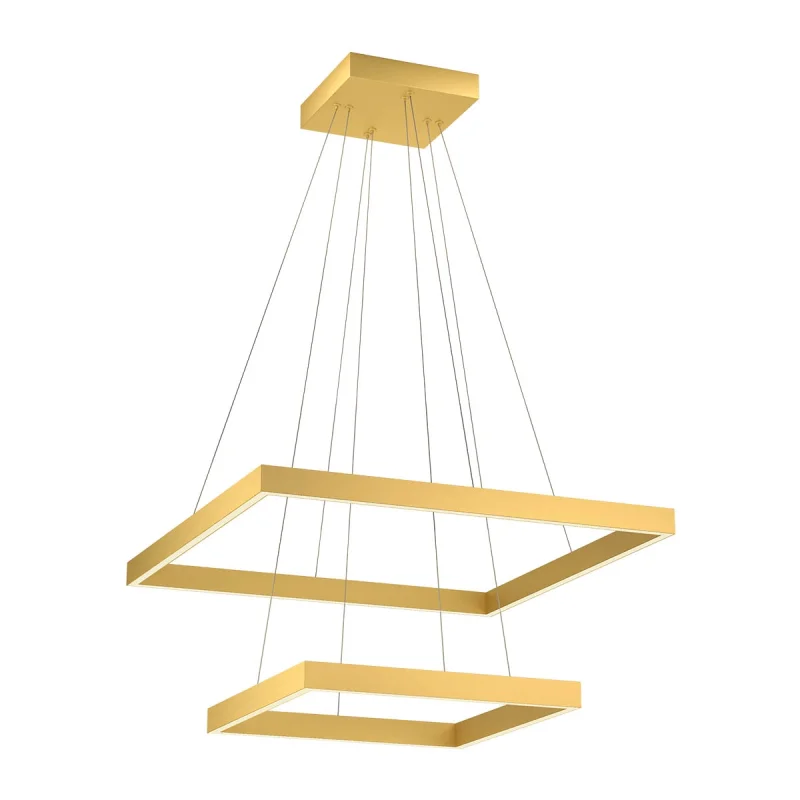 LED Pendants & Chandeliers Febe 01-2914 – REDO LED pendant in matt gold, 75W, 4000K, IP20