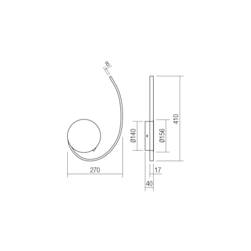 Nexus 01-2956 – Smarter LED аплик в матово бял, 16W, 4000K, IP20