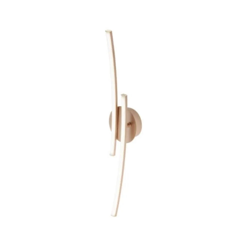 Wall Lights Yuno 01-2963 – Smarter LED wall light in matt bronze, 14W, 3000K, IP20