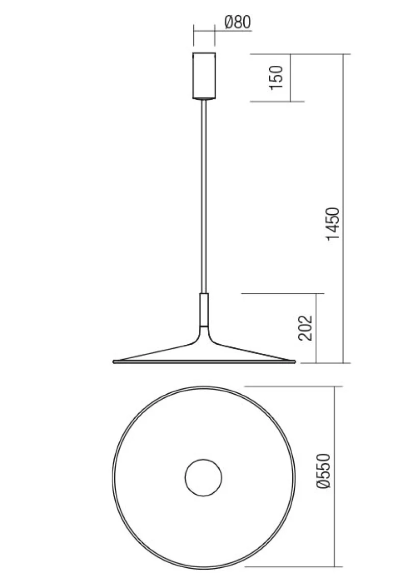Kai 01-3039 – REDO LED пендел в матово бял, 25W, 3000K, IP20