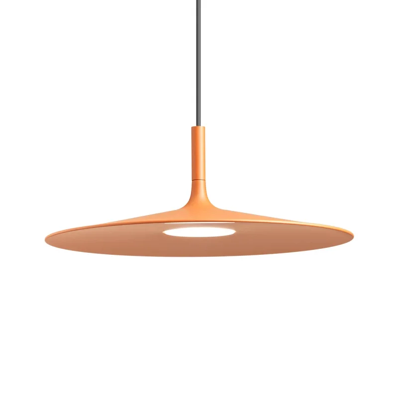 LED Pendants & Chandeliers Kai 01-3040 – REDO LED pendant in matt terracotta, 25W, 3000K, IP20