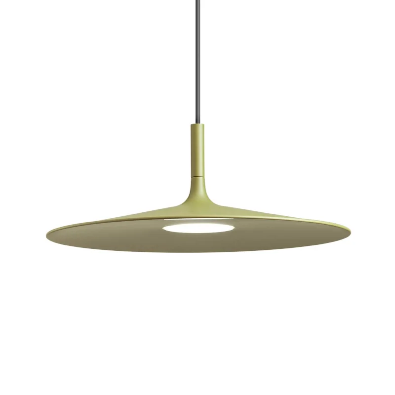 LED Pendants & Chandeliers Kai 01-3041 – REDO LED pendant in matt olive green, 25W, 3000K, IP20