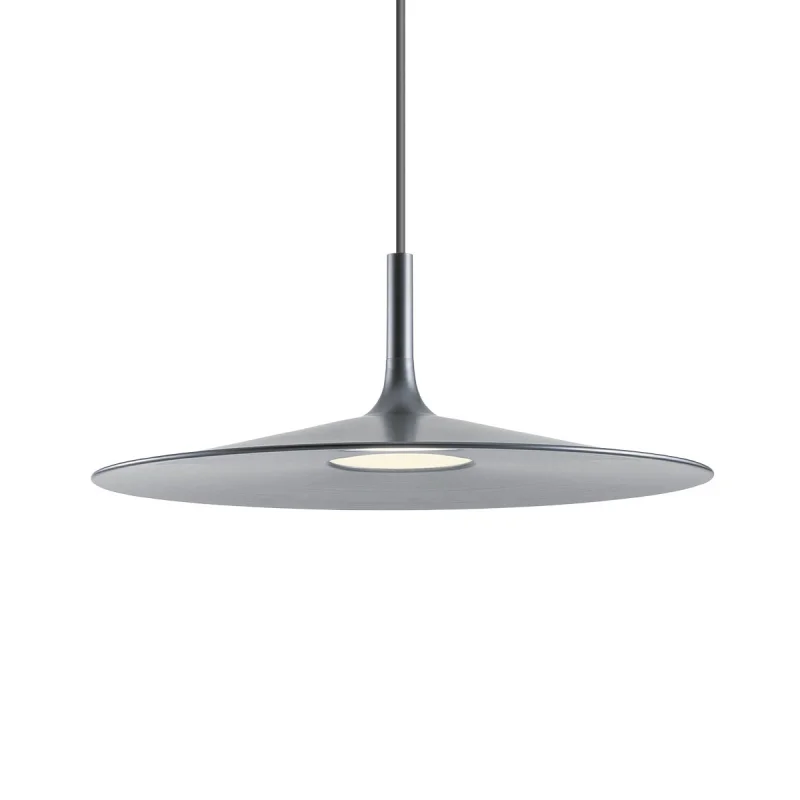 LED Pendants & Chandeliers Kai 01-3042 – REDO LED pendant in matt grey-black, 25W, 3000K, IP20