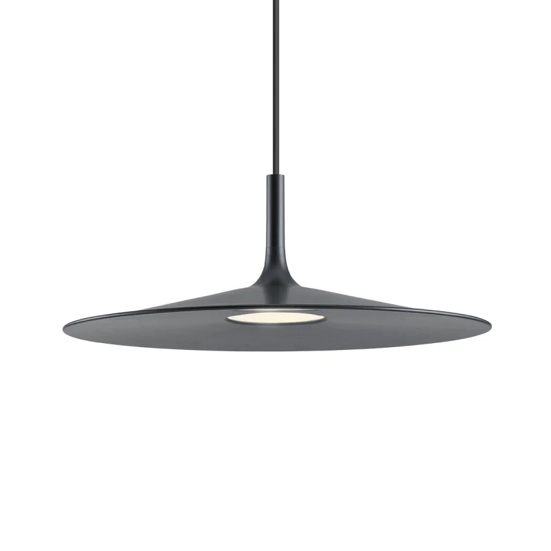 LED Pendants & Chandeliers Kai 01-3043 – REDO LED pendant in matt black, 25W, 3000K, IP20