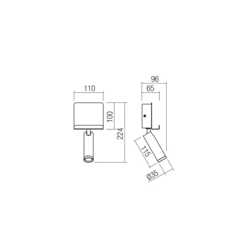 Panel... 01-3084 – Smarter LED аплик с ключ и USB в матово черен, 3,5W, 3000K, IP20
