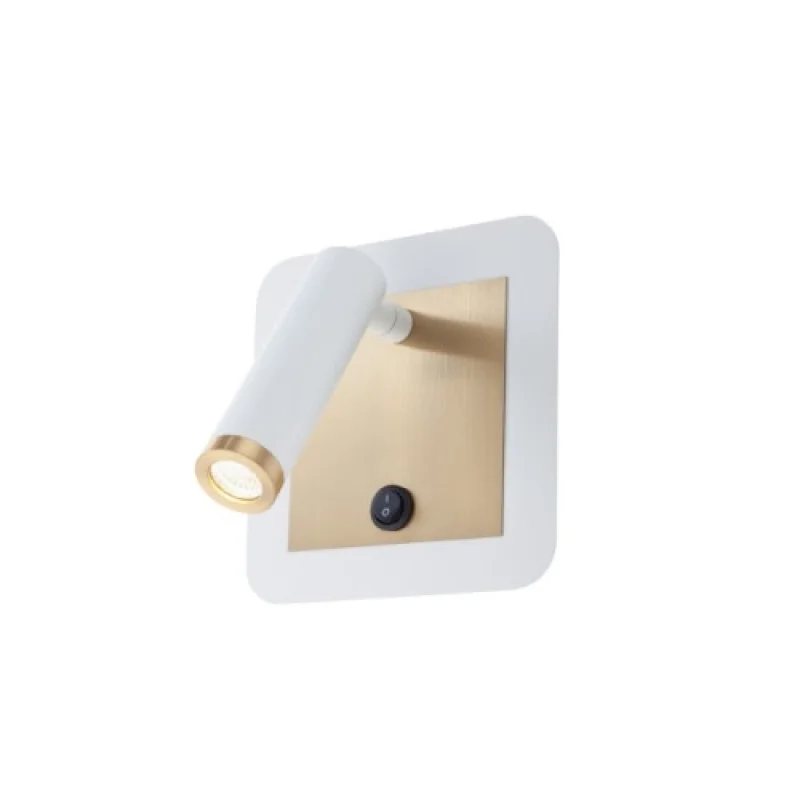 Wall Lights Closer 01-3091 – Smarter LED wall light with switch in matt white, 6W, 3000K, IP20