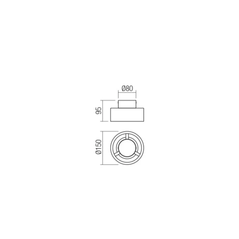 Punkt... 01-3097 – Smarter LED луна за външен монтаж в месинг, 6W, 3000K, IP20