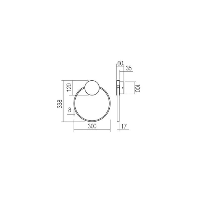 Atom 01-3102 – Smarter LED аплик в матово черен, 11W, 3000K, IP20