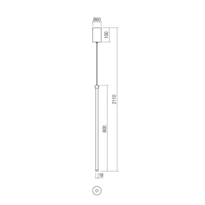 Taboo 01-3115 – Smarter LED pendant in brass, 9W, 3000K, IP20