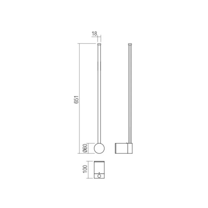 Taboo 01-3120 – Smarter LED аплик в матово бял, 9W, 3000K, IP20