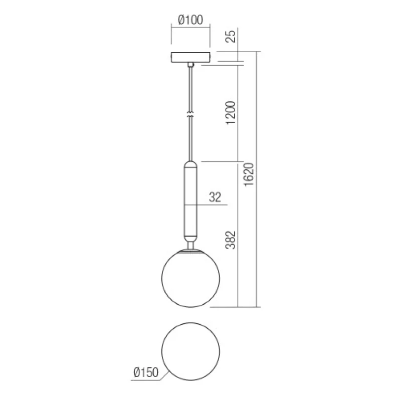 Haiku 01-3131 – Smarter pendant in matt black, 1X28W, IP20