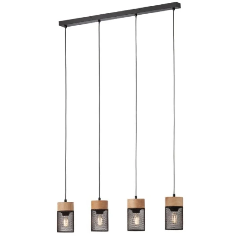 Pendant Lights Stem 01-3143 – Smarter pendant in matt black, 4X42W, IP20