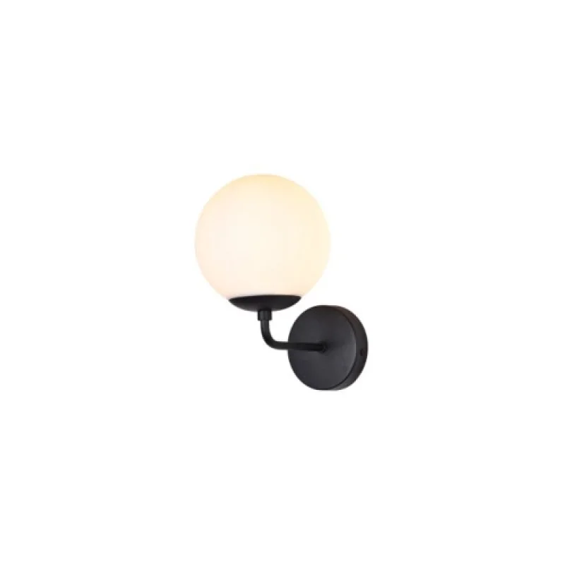 Wall Lights Bowling 01-3148 – Smarter wall light in matt black, 1X42W, IP20