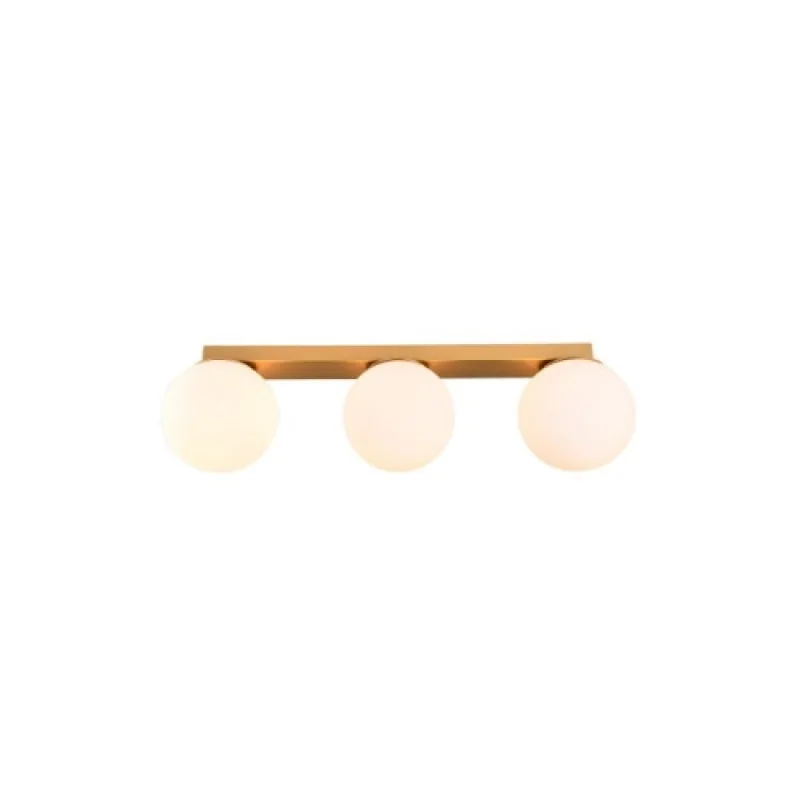 Ceiling Lights Bowling 01-3151 – Smarter ceiling light in matt gold, 3X42W, IP20