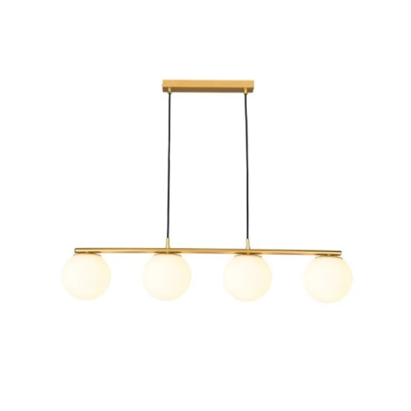 Pendant Lights Bowling 01-3155 – Smarter pendant in matt gold, 4X42W, IP20