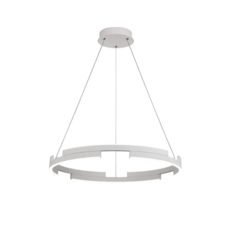 LED Pendants & Chandeliers Castle 01-3171 – Smarter LED pendant in matt white, 36W, 3000K, IP20