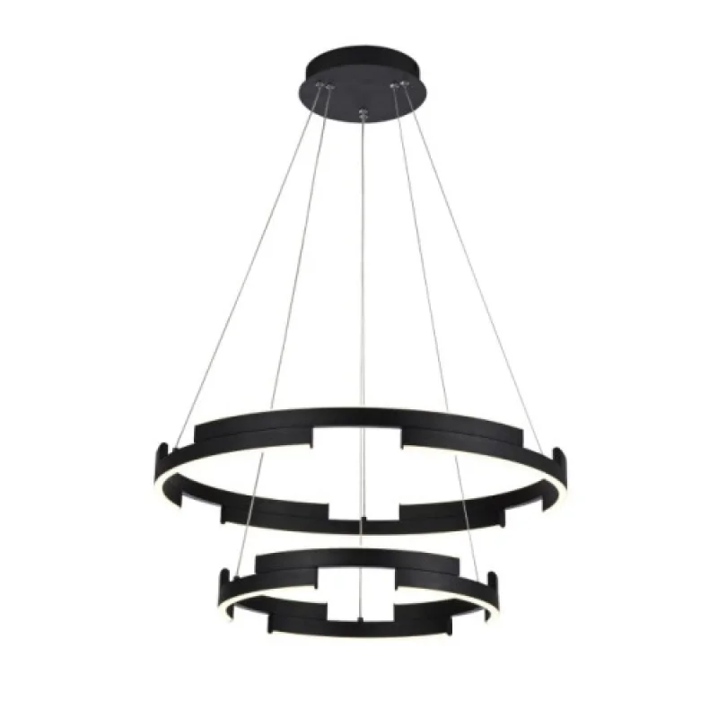 LED Pendants & Chandeliers Castle 01-3179 – Smarter LED pendant in matt black, 60W, 3000K, IP20