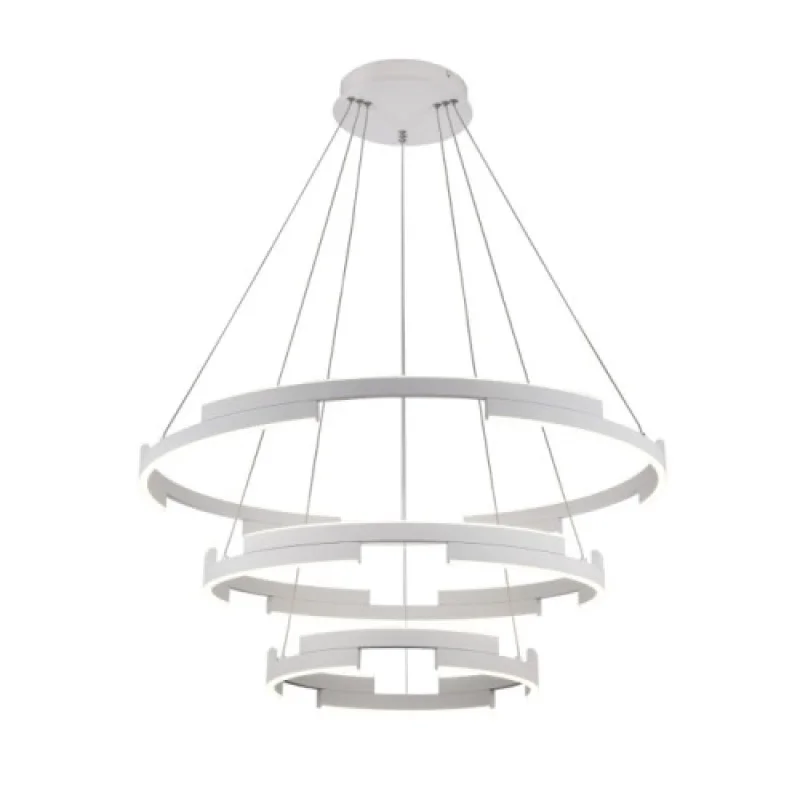 LED пендели и полилеи Castle 01-3180 – Smarter LED пендел в матово бял, 80W, 3000K, IP20