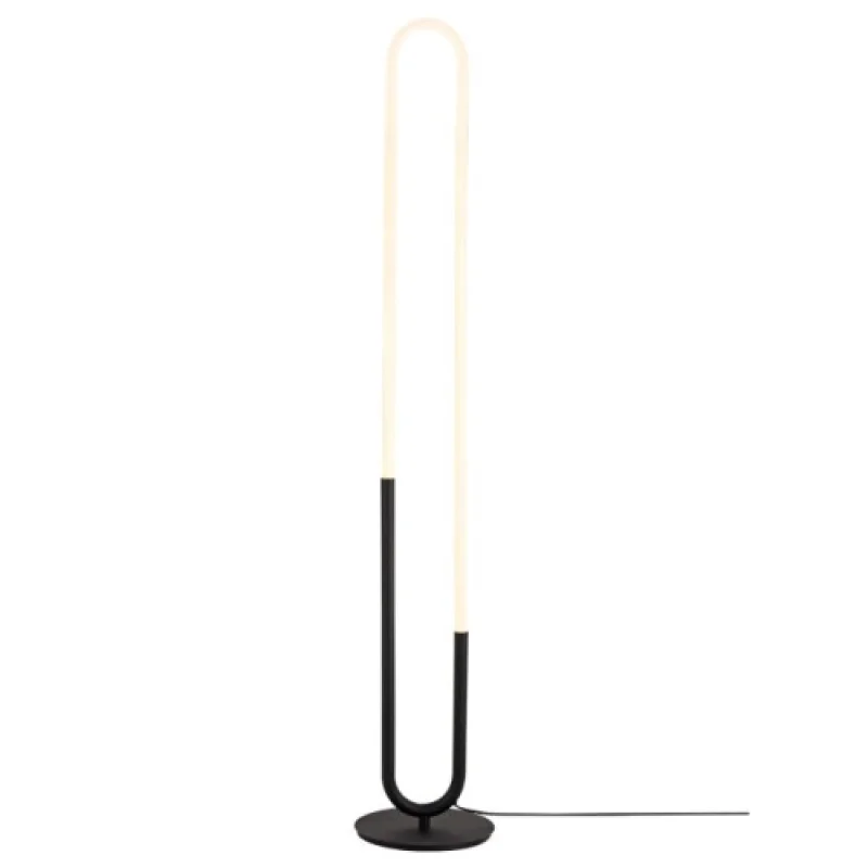 Floor Lamps Latium 01-3188 – Smarter LED floor lamp in matt black, 20W, 3000K, IP20