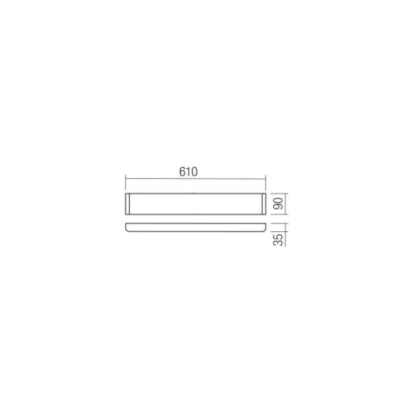 Pepas 01-3204 – Smarter LED аплик в матово бял, 20W, 3000K, IP20