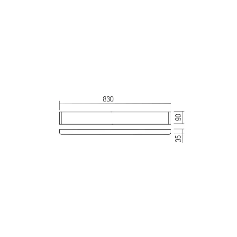Pepas 01-3207 – Smarter LED аплик в матово черен, 30W, 3000K, IP20