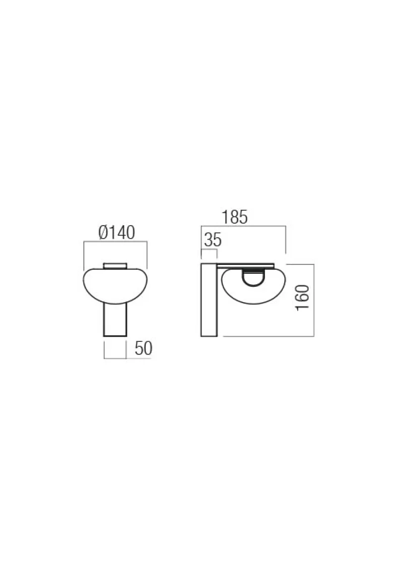 Sinclair 01-3241 – REDO LED аплик в матово златист, 6,5W, 3000K, IP21