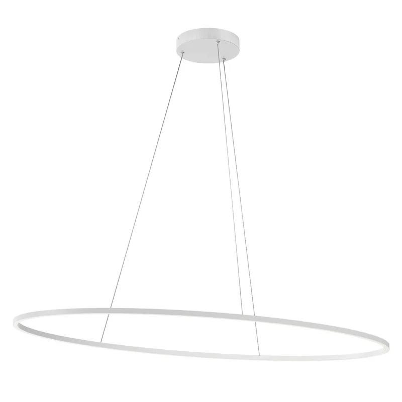 LED Pendants & Chandeliers Leo 01-3340 – REDO LED pendant in matt white, 65W, 4000K, IP20