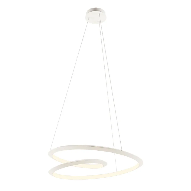 LED пендели и полилеи Storm 01-3376 – REDO LED пендел в матово бял, 60W, 6000K, IP20