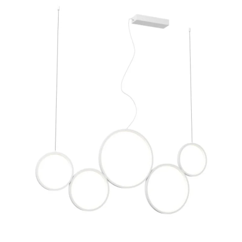 LED пендели и полилеи Athena 01-3385 – Smarter LED пендел в матово бял, 50W, 3000K, IP20
