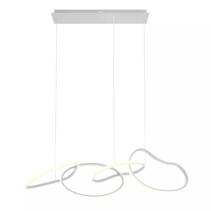 LED пендели и полилеи Bias 01-3388 – REDO LED пендел в матово бял, 90W, 6500K, IP20