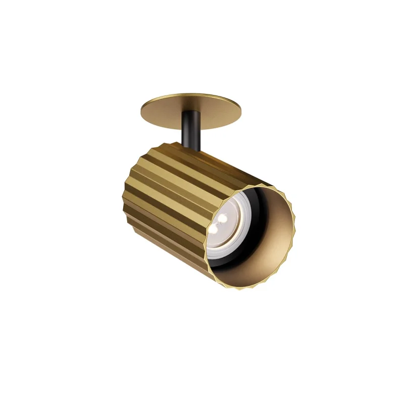 Луни за вграждане Delphi 01-3399 – REDO спот за вграждане в матово златист, 1X7W, IP20