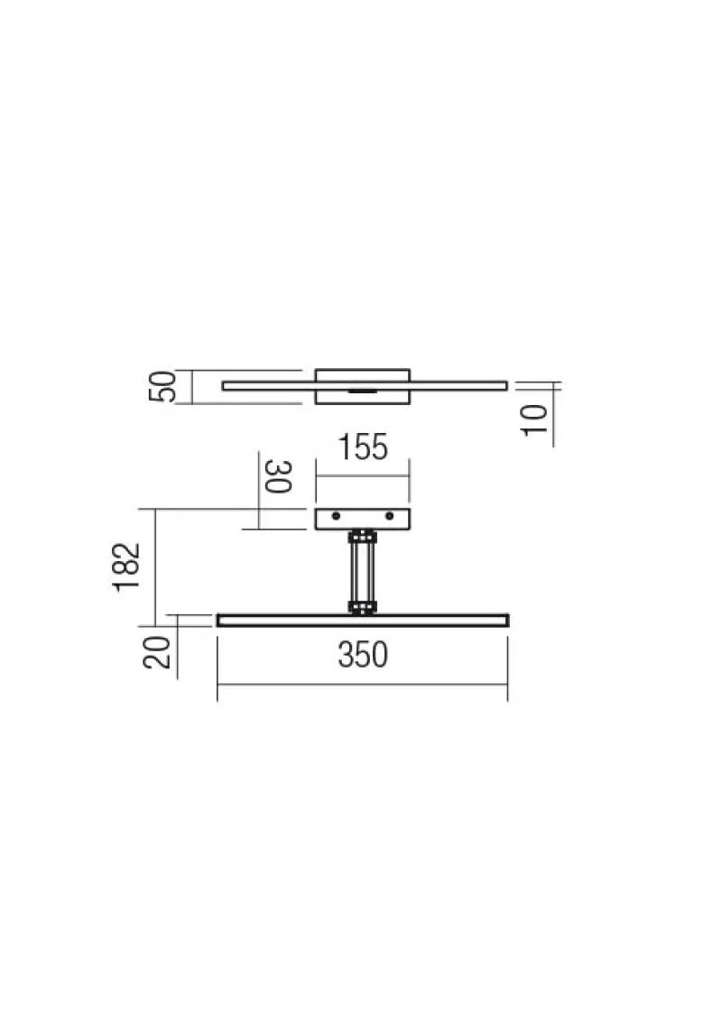 Linear 01-3461 – REDO LED аплик за картини в черен мат, 1X8W, 3000K, IP20