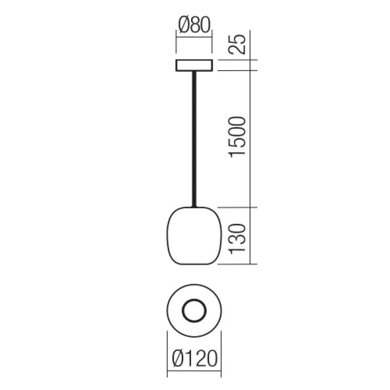 Boom D120 01-3479 – Smarter пендел в матово черен, 1x10W, IP20