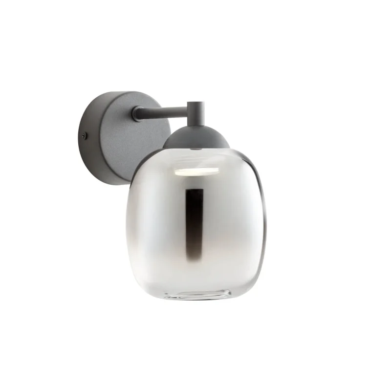 Стенно осветление (аплици) Khadi 01-3483 – REDO LED аплик в матово черен, 6W, 3000K, IP20
