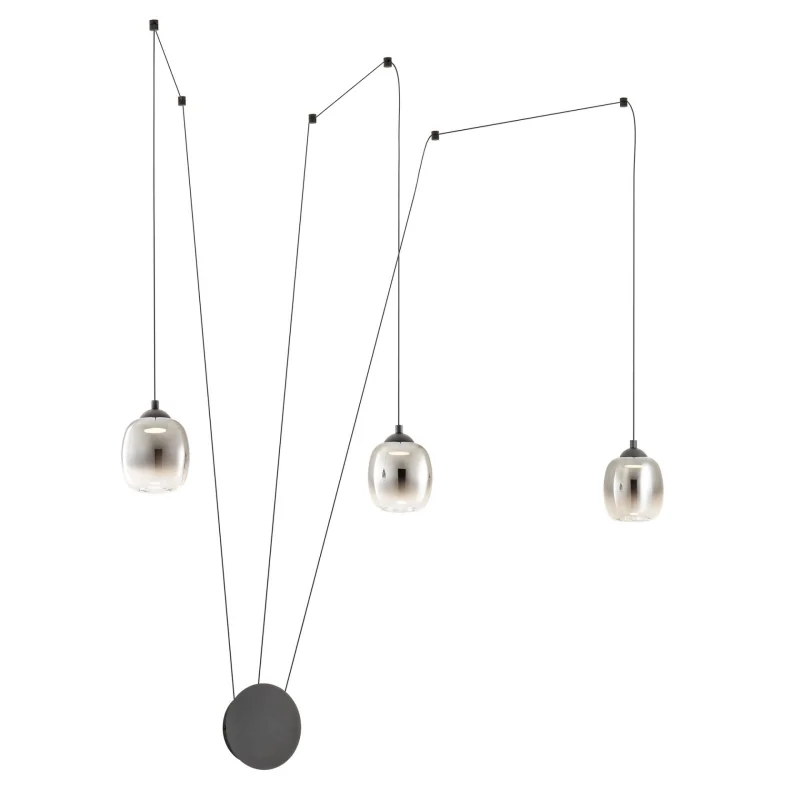 Wall Lights Khadi 01-3485 – REDO LED wall light in matt black, 16.5W, 3000K, IP20