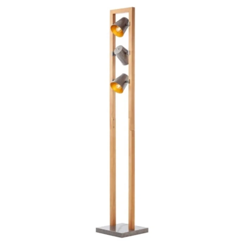 Подови лампи (Лампион) Oaker 01-3498 – Smarter лампион в антично сребрист, 3x28W, IP20
