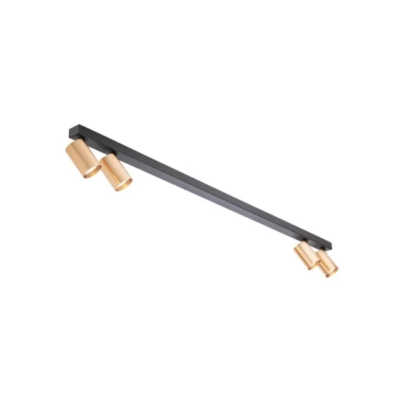Spotlights Modi 01-3509 – Smarter spotlight in matt black, 4x10W, IP20