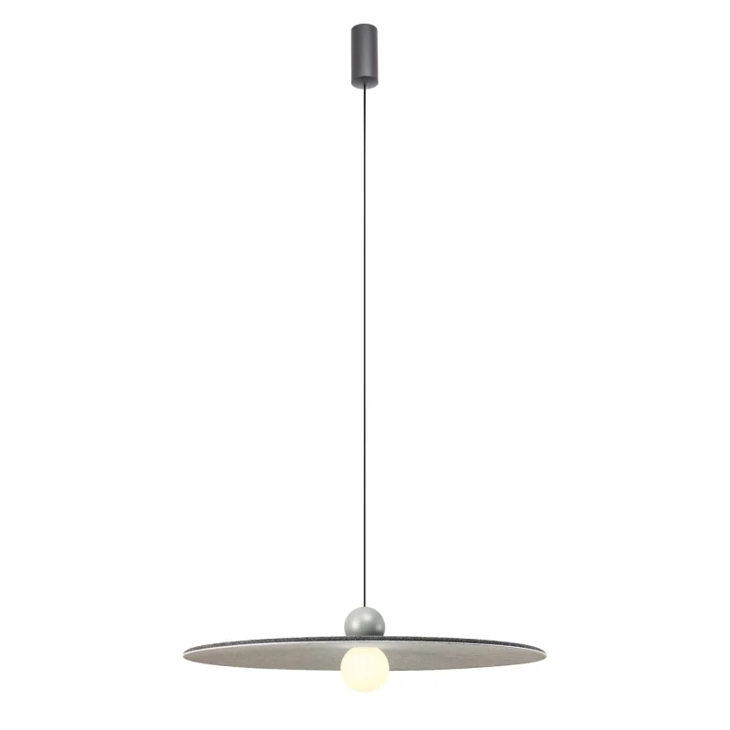 LED пендели и полилеи Nuwa 01-3535 – REDO LED пендел в тъмно сив, 7W, 3000K, IP20
