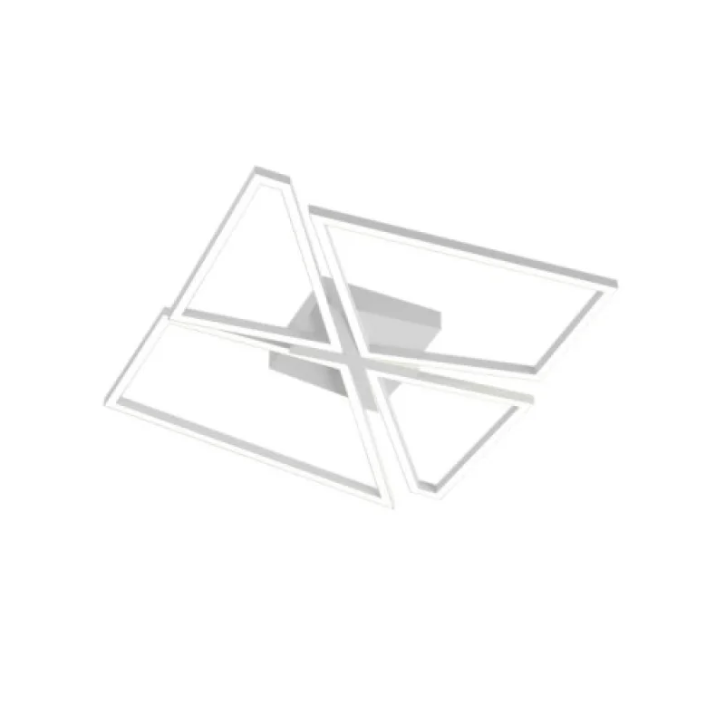 LED плафони Slash 01-3540 – Smarter LED плафон в матово бял, 50W, 3000K, IP20