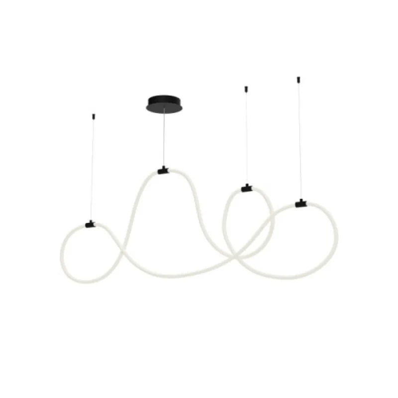 LED пендели и полилеи Henk 01-3557 – Smarter LED пендел в матово черен, 54W, 3000K, IP20